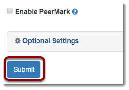 Submit button is selected.