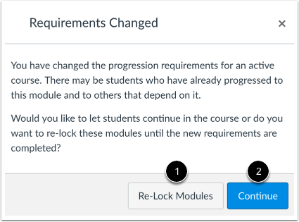 Re-Lock Module