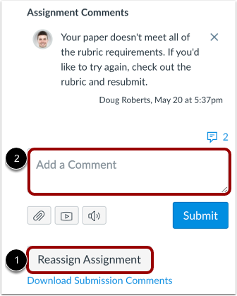 View Reassign Assignment