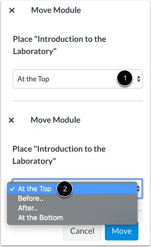 Place Module Location